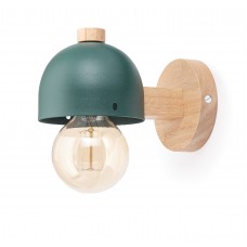 Бра White Mushroom wood green